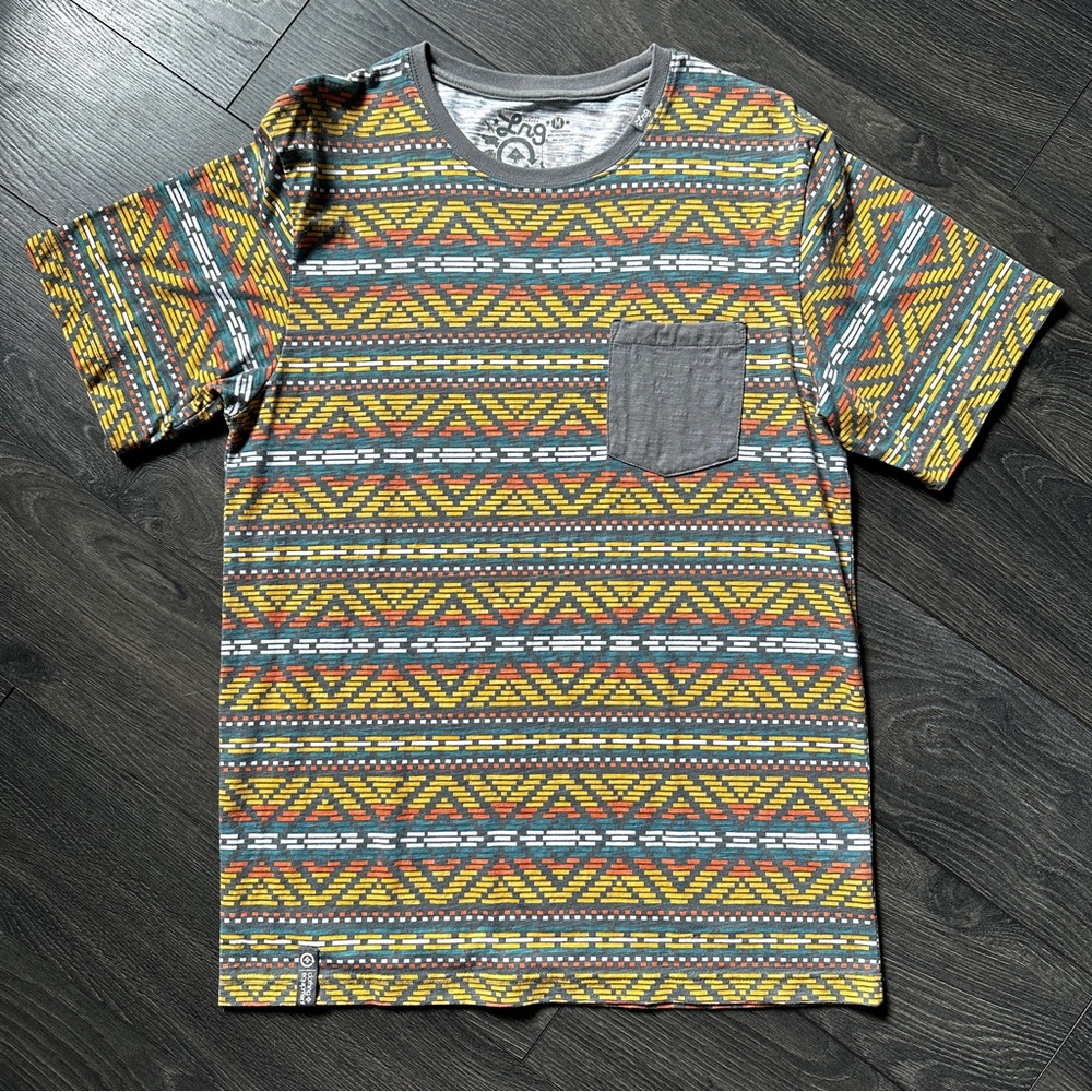 LRG tribal pattern shirt